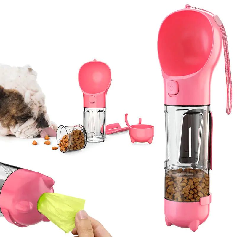 3 in 1 Dog Water Bottle - Pawfect Puppies