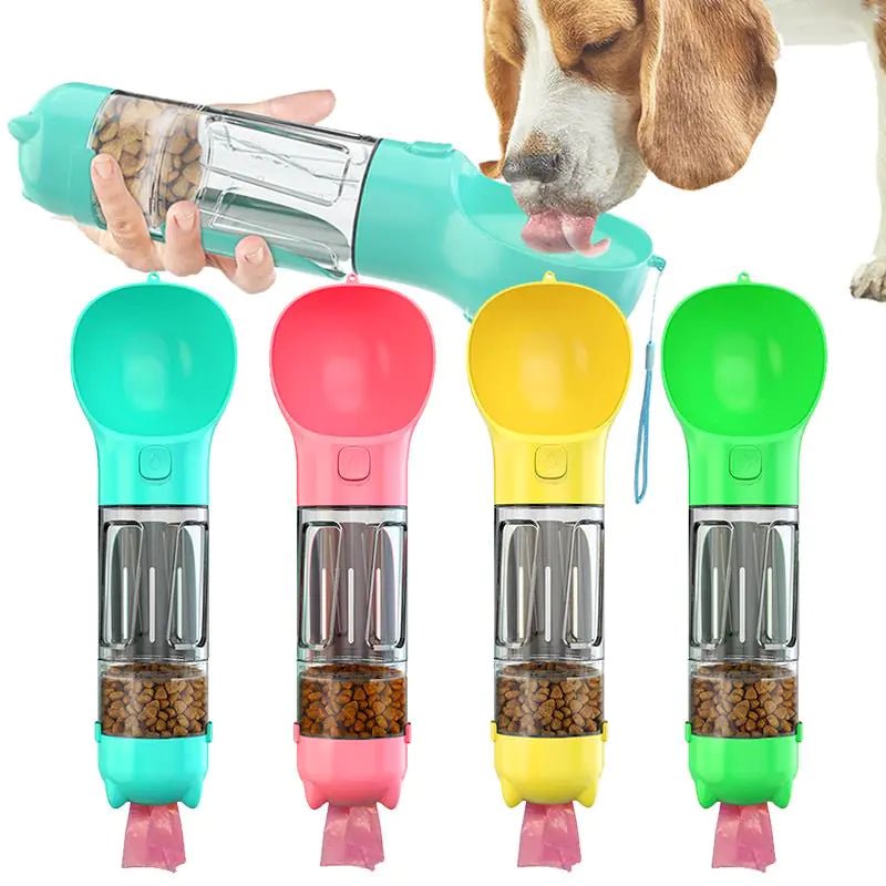 3 in 1 Dog Water Bottle - Pawfect Puppies