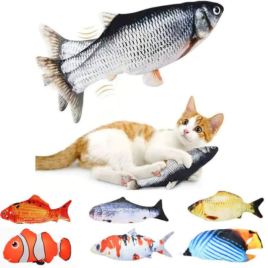 Cats USB Charger Interactive Toy Fish - Pawfect Puppies