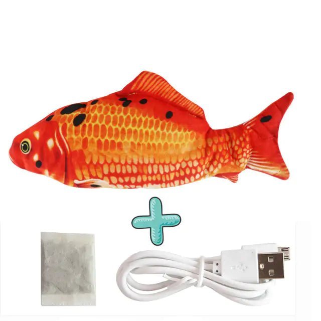 Cats USB Charger Interactive Toy Fish - Pawfect Puppies