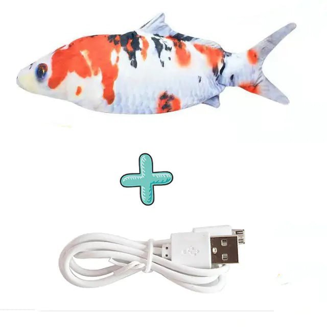 Cats USB Charger Interactive Toy Fish - Pawfect Puppies