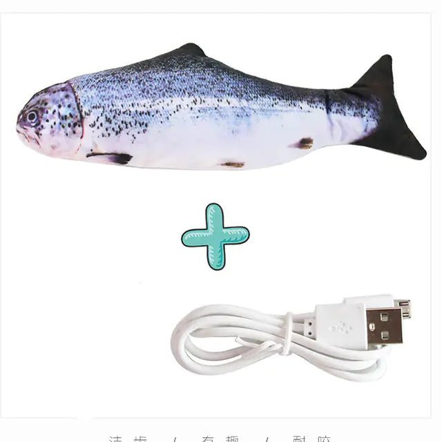 Cats USB Charger Interactive Toy Fish - Pawfect Puppies