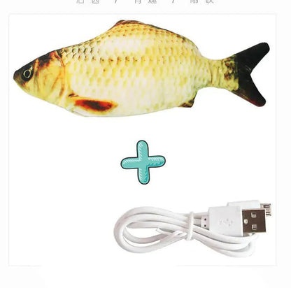 Cats USB Charger Interactive Toy Fish - Pawfect Puppies